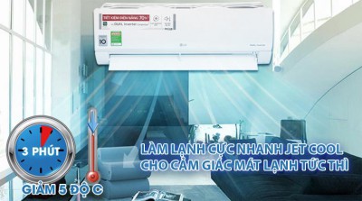 Bán điều hòa LG Inverter 1 chiều 12000BTU uy tín tại Hải Phòng