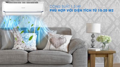 Bán điều hòa Sharp 1 chiều Inverter 12000BTU uy tín tại Hải Phòng