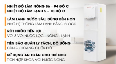 Cây nước nóng lạnh Sunhouse SHD9